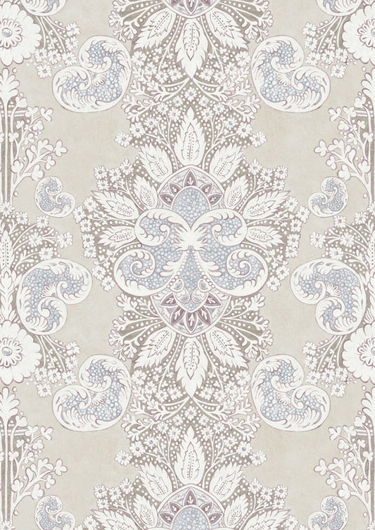 Rococo Wallpaper - Alabaster - Lewis & Wood - Premier Wallcovering