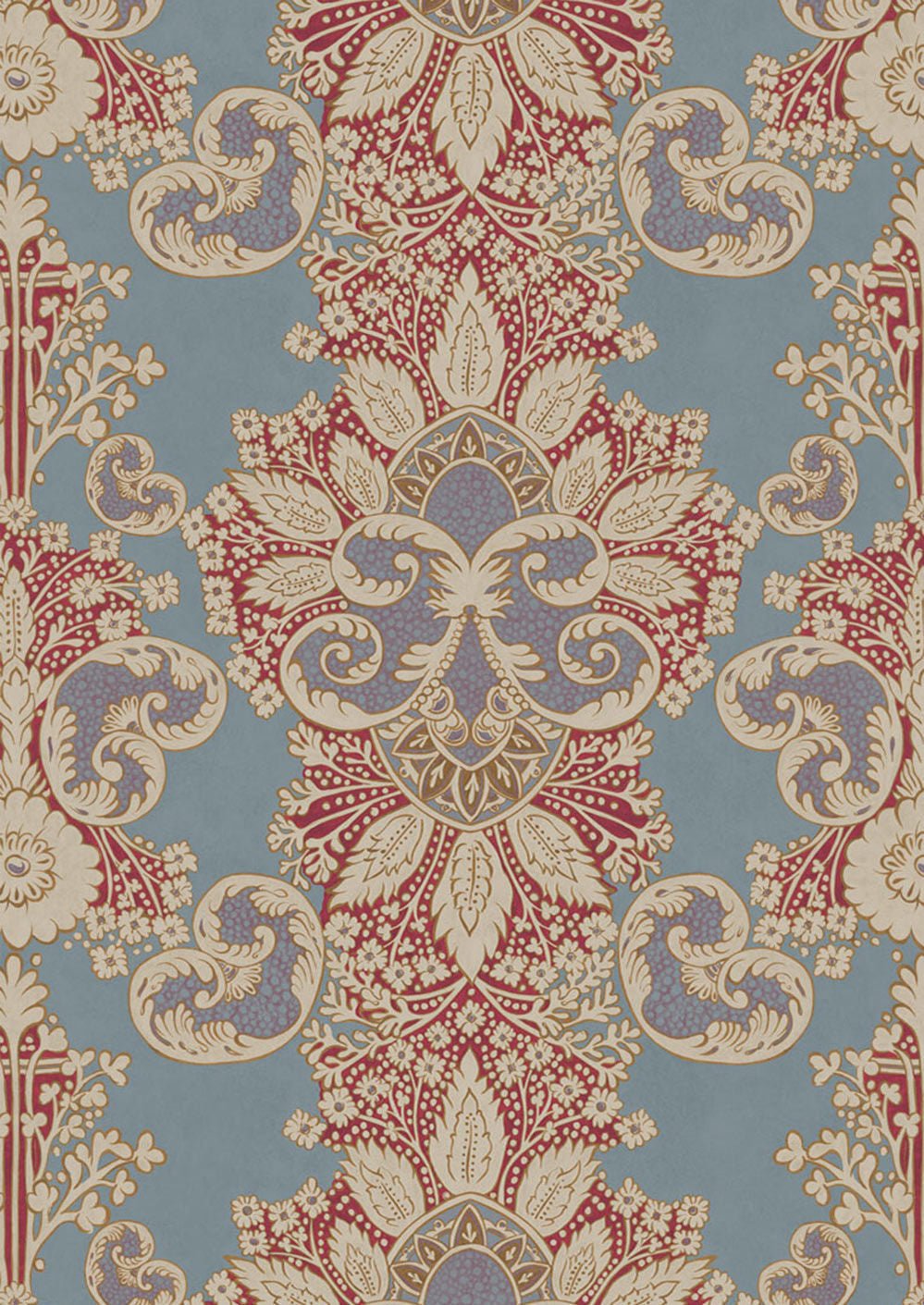 Rococo Wallpaper - Heraldic - Lewis & Wood - Premier Wallcovering