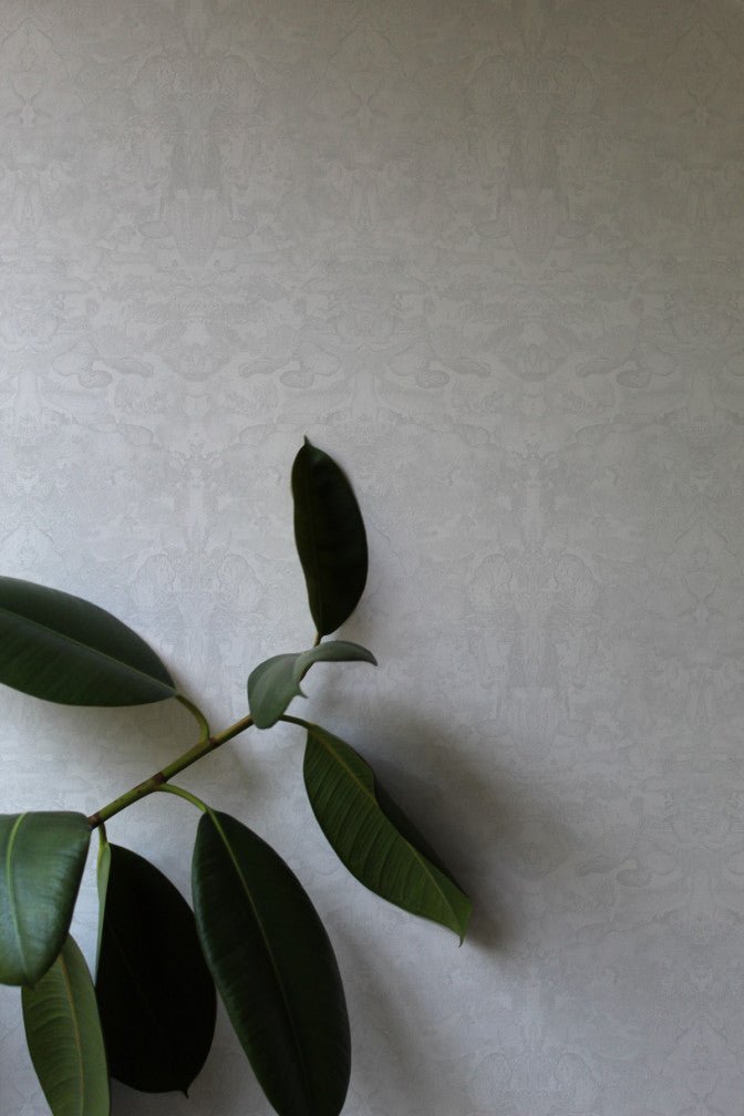 Roller Blotch Wallpaper - Chalk White - Timorous Beasties - TB/ROLB/FIB/03 - Premier Wallcovering