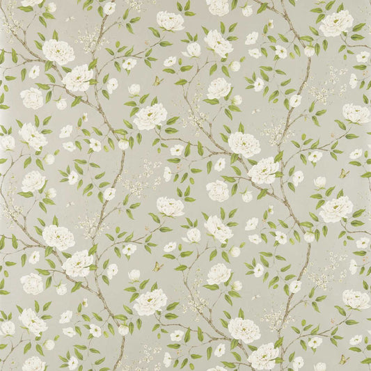 Romeys Garden Wallpaper - Silver - ZWOO311333 - Zoffany