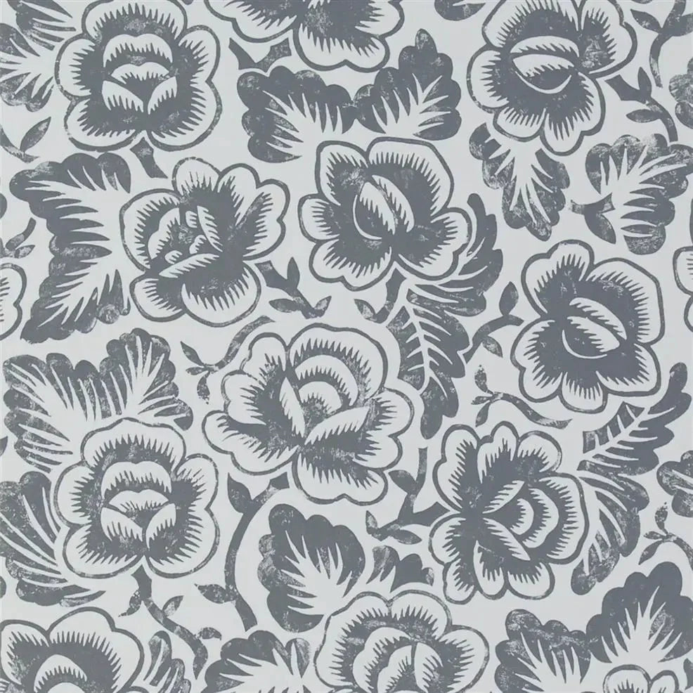 Rosario Wallpaper - Graphite - P592/04 - Designers Guild