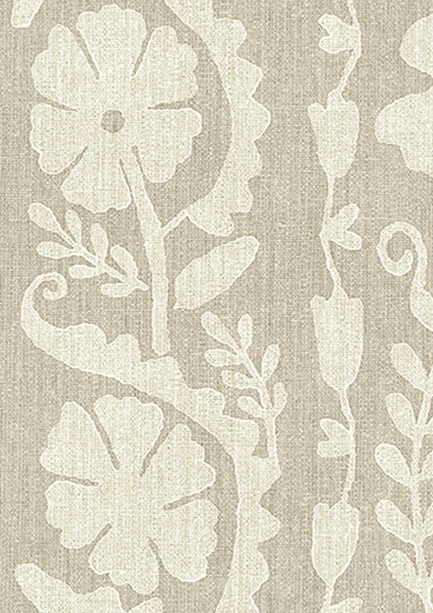Rosetta Wallpaper - Hessian - Lewis & Wood - Premier Wallcovering