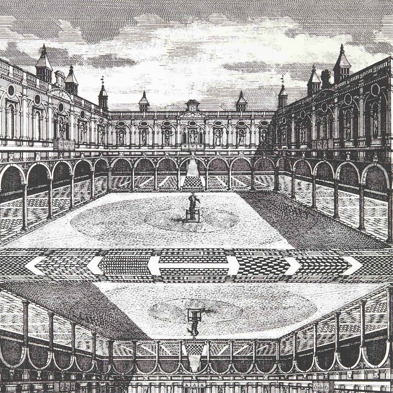 Royal Exchange Wallpaper - Snow/Architects White - ZPLW312972 - Zoffany