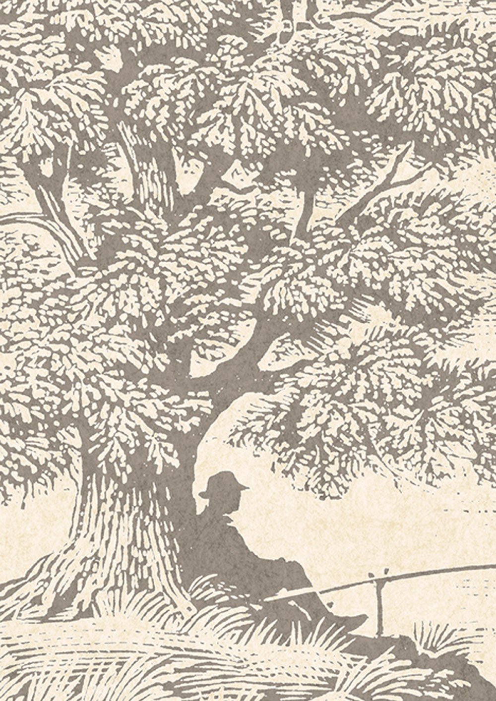 Royal Oak Wallpaper - Antler - Lewis & Wood - Premier Wallcovering