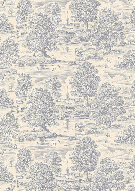 Royal Oak Wallpaper - Aerial - Lewis & Wood - Premier Wallcovering