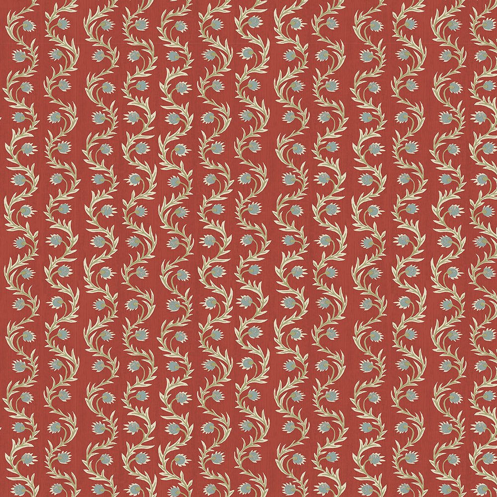 Rubia Wallpaper - Red - Josephine Munsey - JMW-105221 - Premier Wallcovering