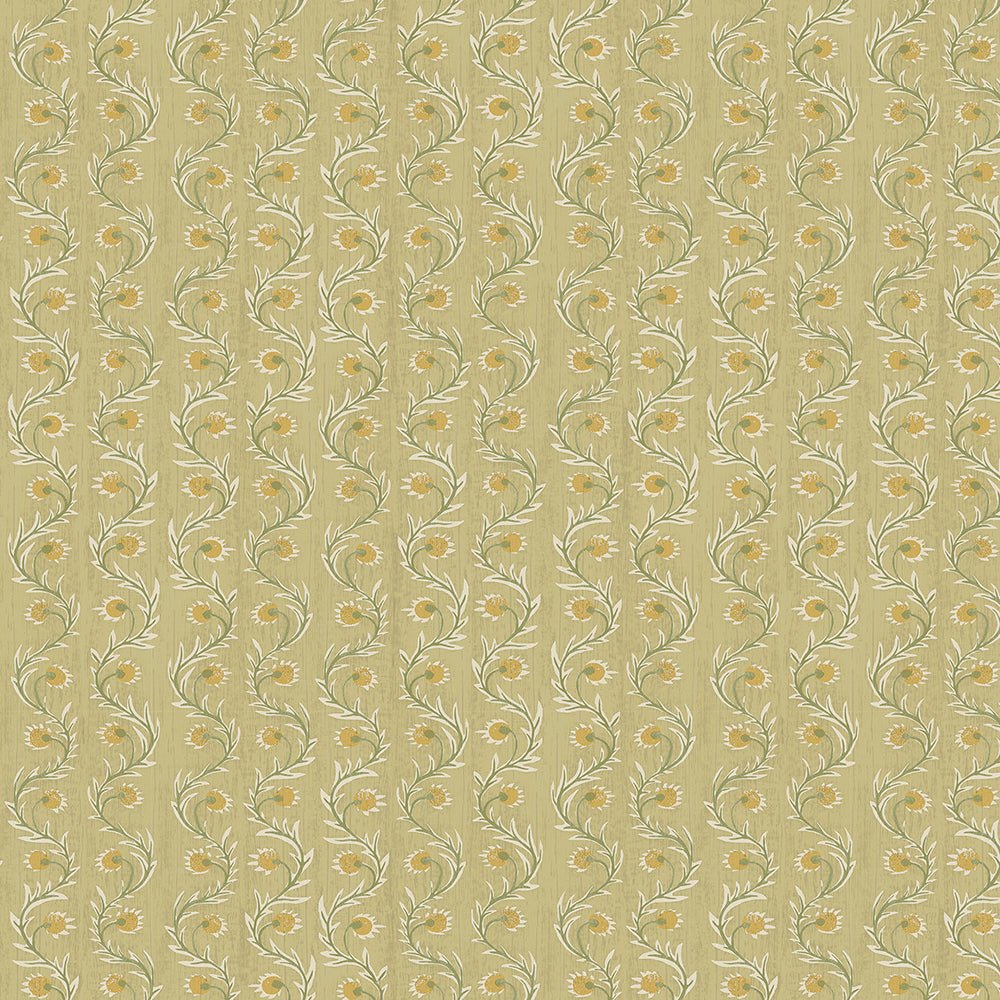 Rubia Wallpaper - Soft Yellow - Josephine Munsey - JMW-105211 - Premier Wallcovering