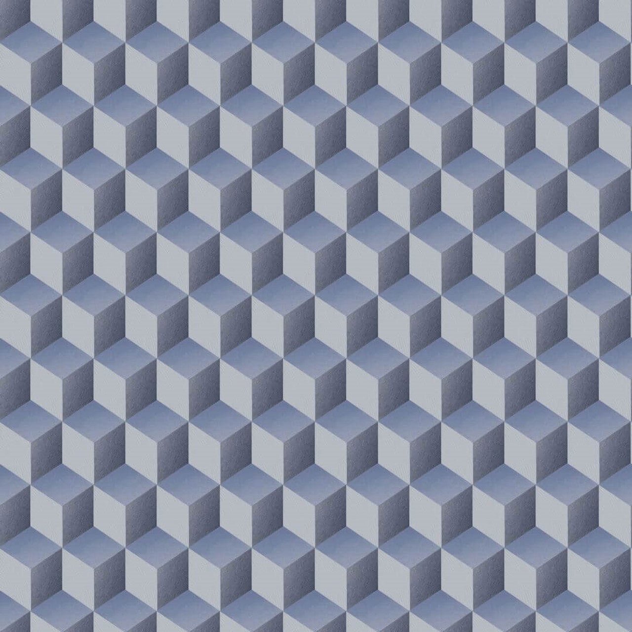 Rythm Perception Wallpaper - Bleu Encre - Casadeco - 86476515 - Premier Wallcovering