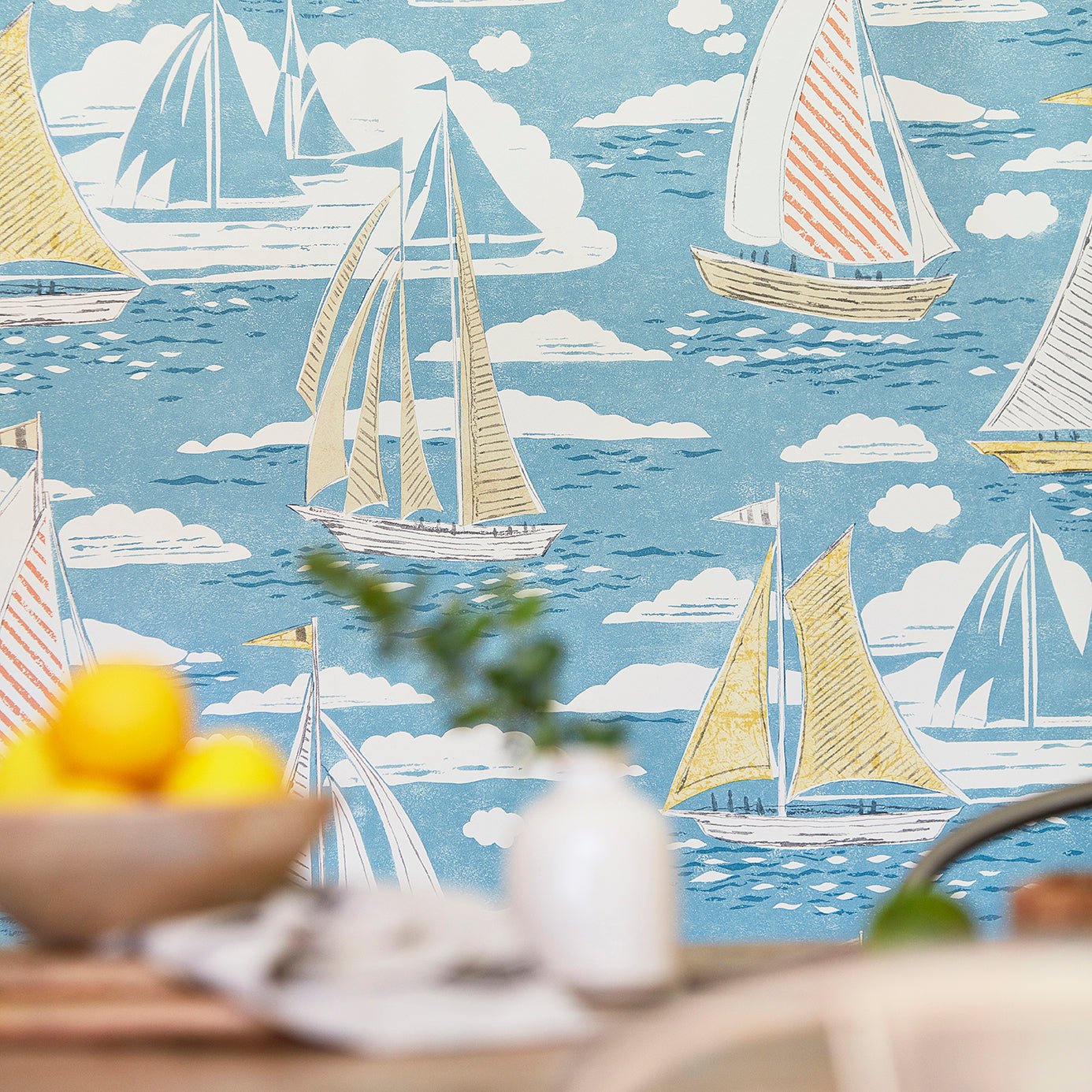 Sailor Wallpaper - Nautical - DCOA216572 - Sanderson