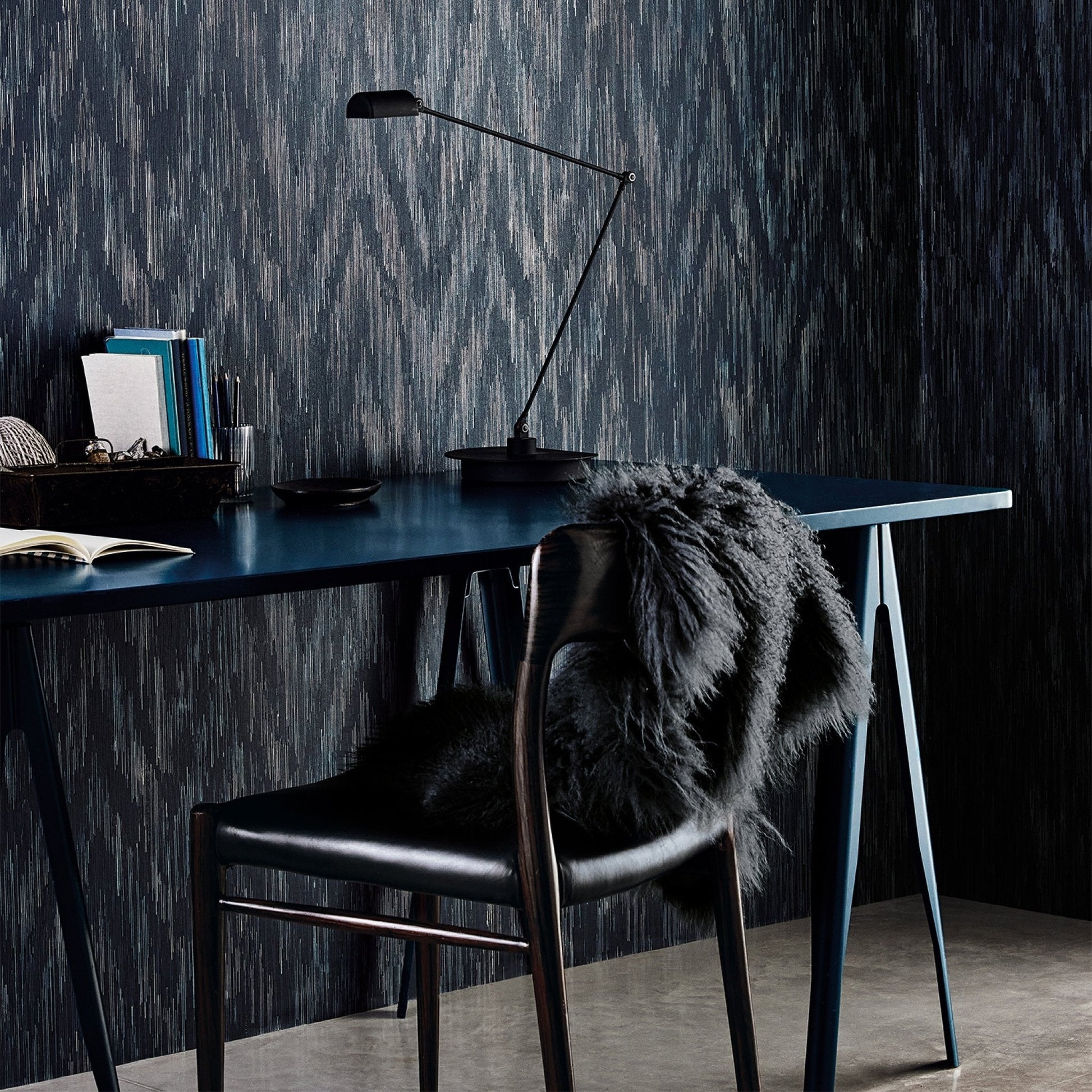 Sakari Wallpaper - Twilight - Romo - Picota - W433/05 - Premier Wallcovering