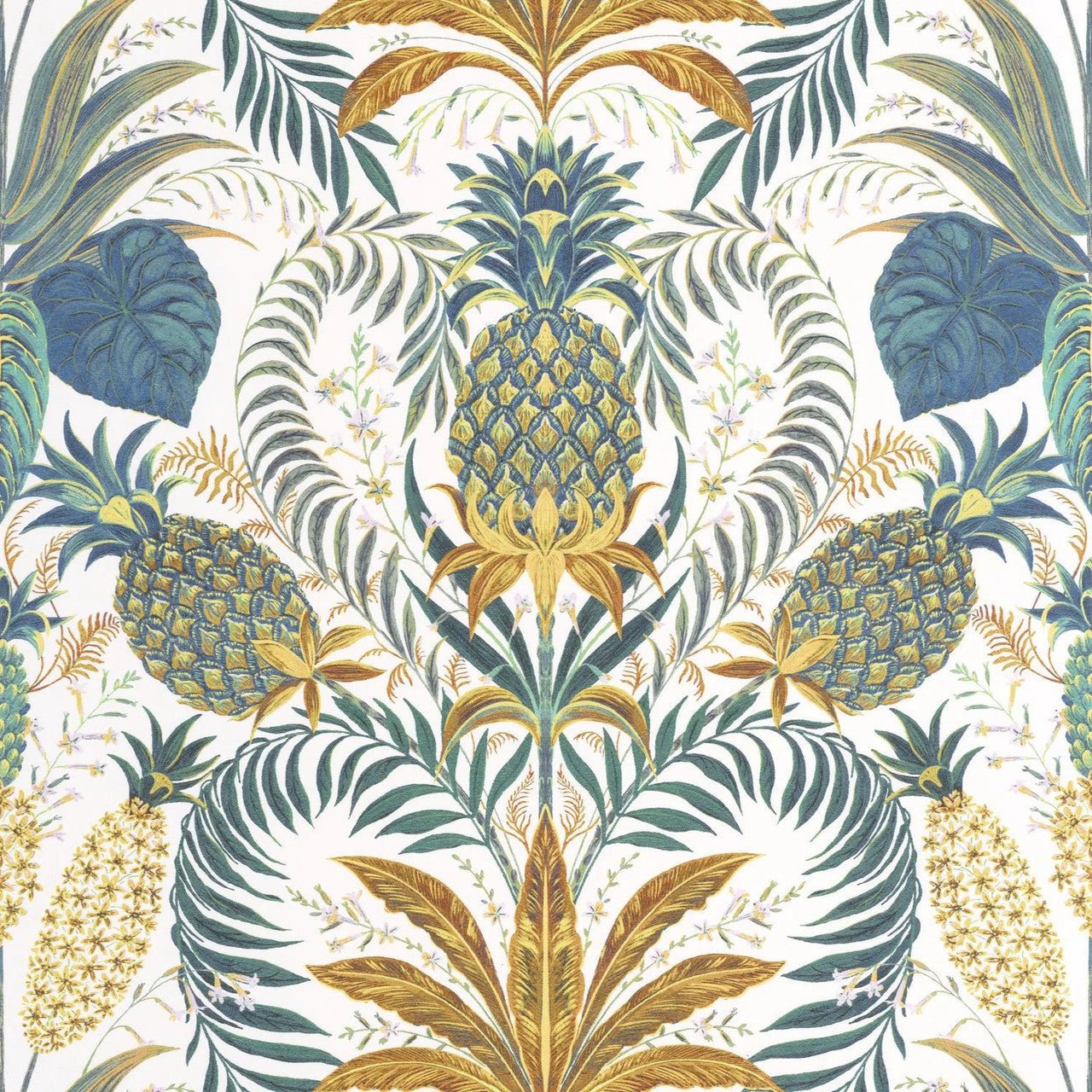 Samba Rio Wallpaper - Vert Canopee - Casadeco - 201827203 - Premier Wallcovering