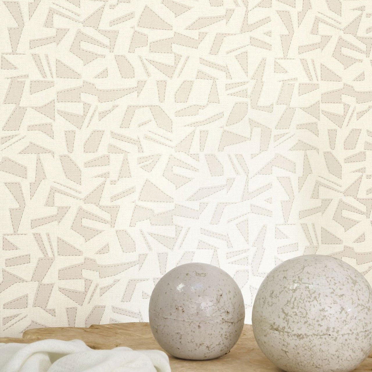 Sanara Matera Wallpaper - Grege - Casadeco - 201151212 - Premier Wallcovering