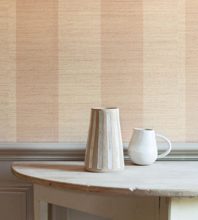 Sandrine Stripe Wallpaper - Ivory - Colefax & Fowler - 07184 - 01