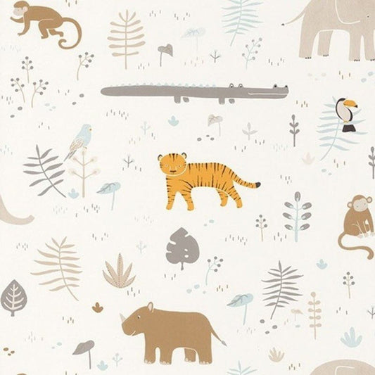 Savanna Happy Dreams Wallpaper - Beige - Casadeco - 82721205 - Premier Wallcovering