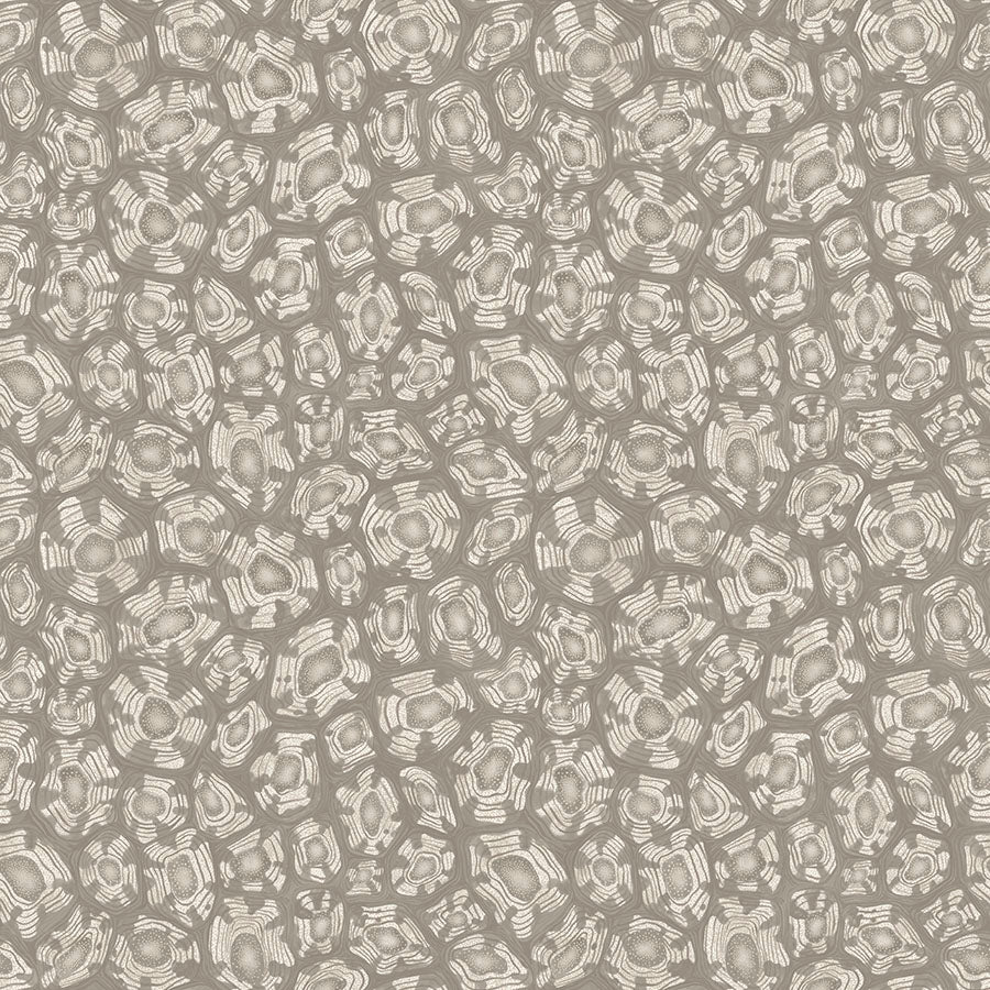 Savanna Shell Wallpaper - Shell Mica, Taupe & Metallic Gilver - 119/4022 - Cole & Son - Premier Wallcovering