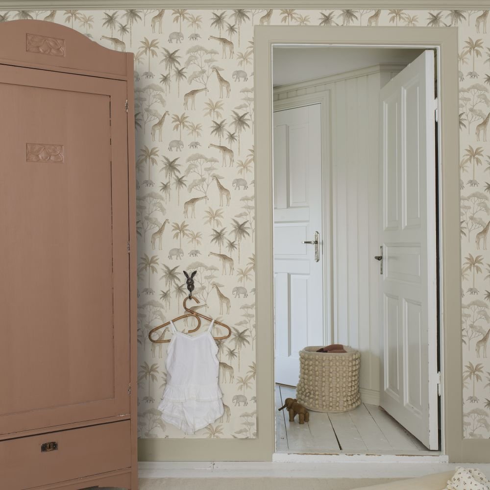 Savannah Wallpaper - Beige - Boråstapeter - 6938 - Premier Wallcovering