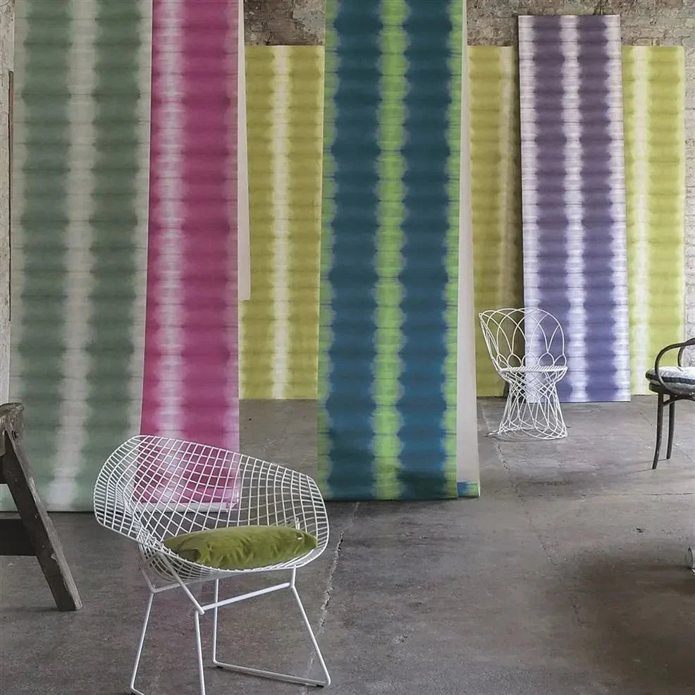 Savine Wallpaper - Lime - P615/06 - Designers Guild