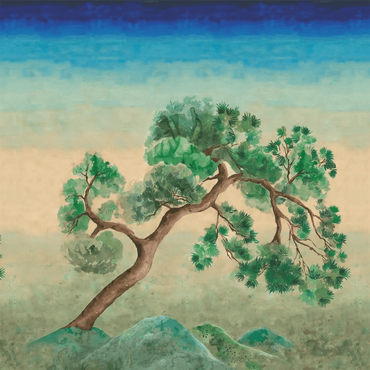 Scene D Arbre Wallpaper - Elm - PDG1177/01 - Designers Guild