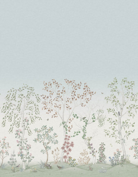 Seasonal Woods Wallpaper - Clear Skies - 120/6018 - Cole & Son - Premier Wallcovering