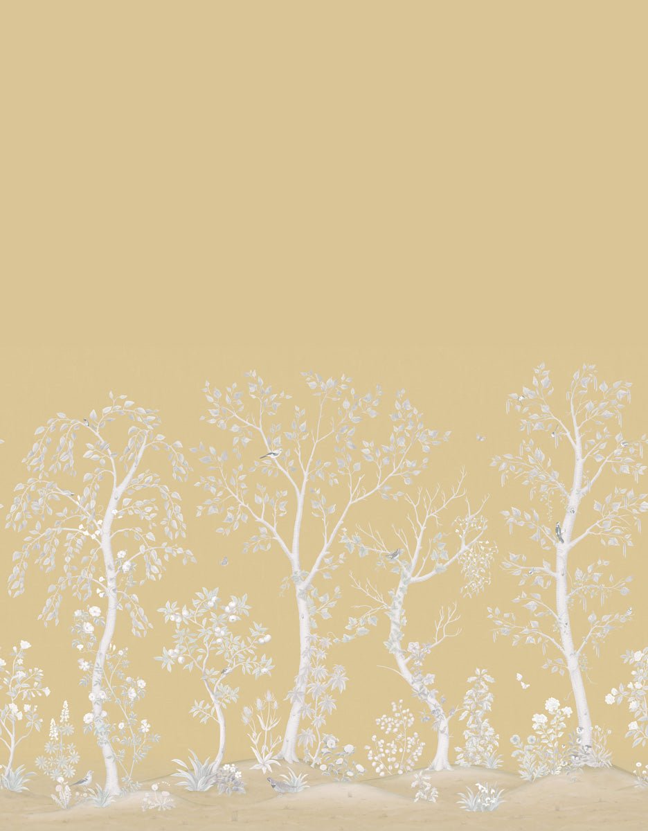 Seasonal Woods Wallpaper - Gold Pearl - 120/6024 - Cole & Son - Premier Wallcovering