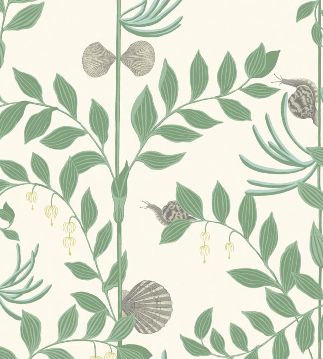 Secret Garden Wallpaper - Forest Green on White - 103/9030 - Cole & Son - Premier Wallcovering
