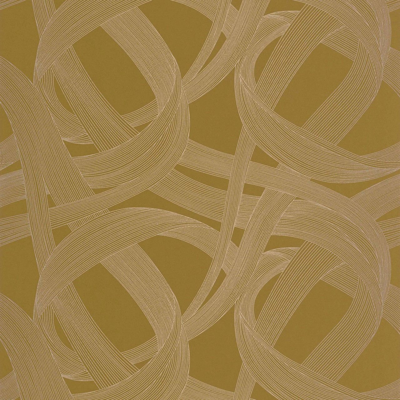 Shimmy Annees Folles Wallpaper - Olive - Casadeco - 201062732 - Premier Wallcovering