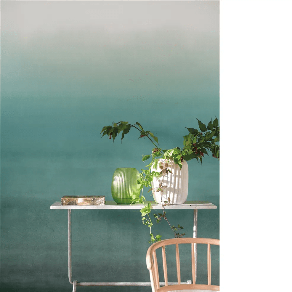 Shoshi Wallpaper - Duck Egg - PDG1163/02 - Designers Guild