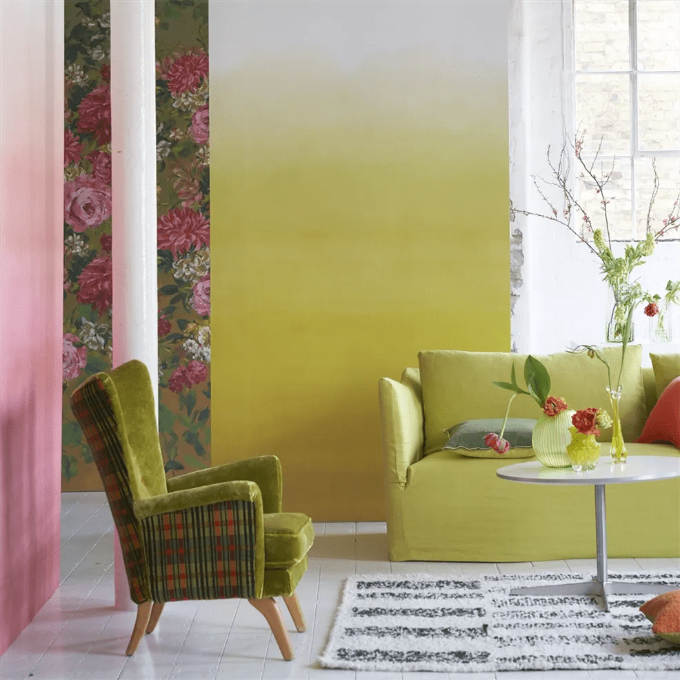 Shoshi Wallpaper - Lemongrass - PDG1163/07 - Designers Guild