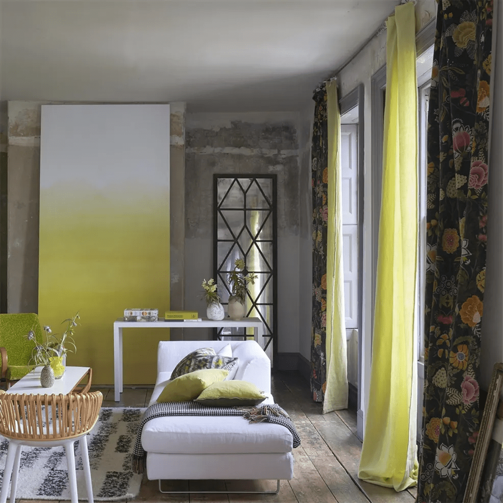 Shoshi Wallpaper - Lemongrass - PDG1163/07 - Designers Guild