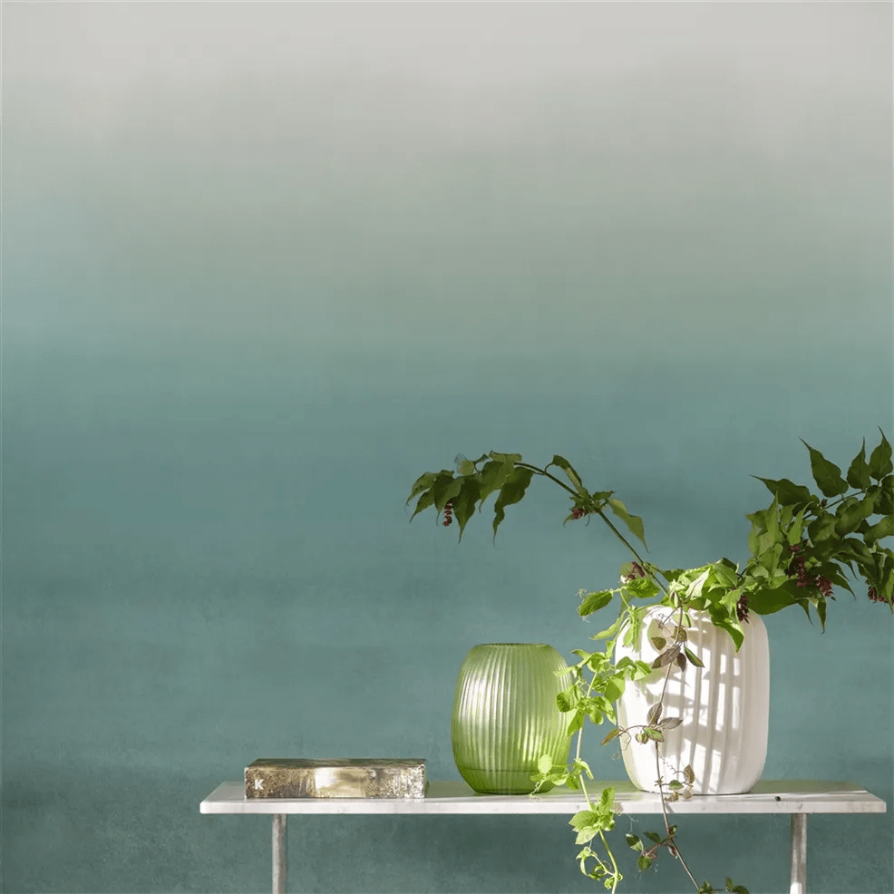 Shoshi Wallpaper - Duck Egg - PDG1163/02 - Designers Guild