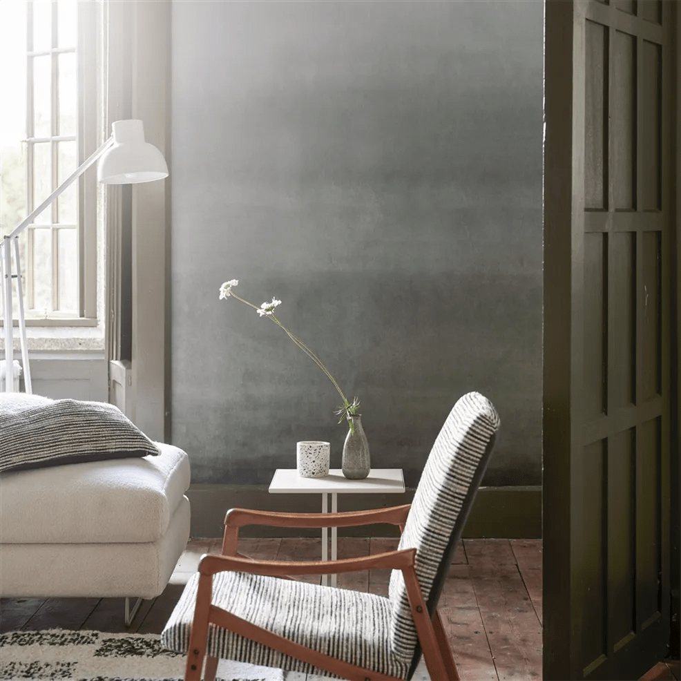 Shoshi Wallpaper - Graphite - PDG1163/04 - Designers Guild