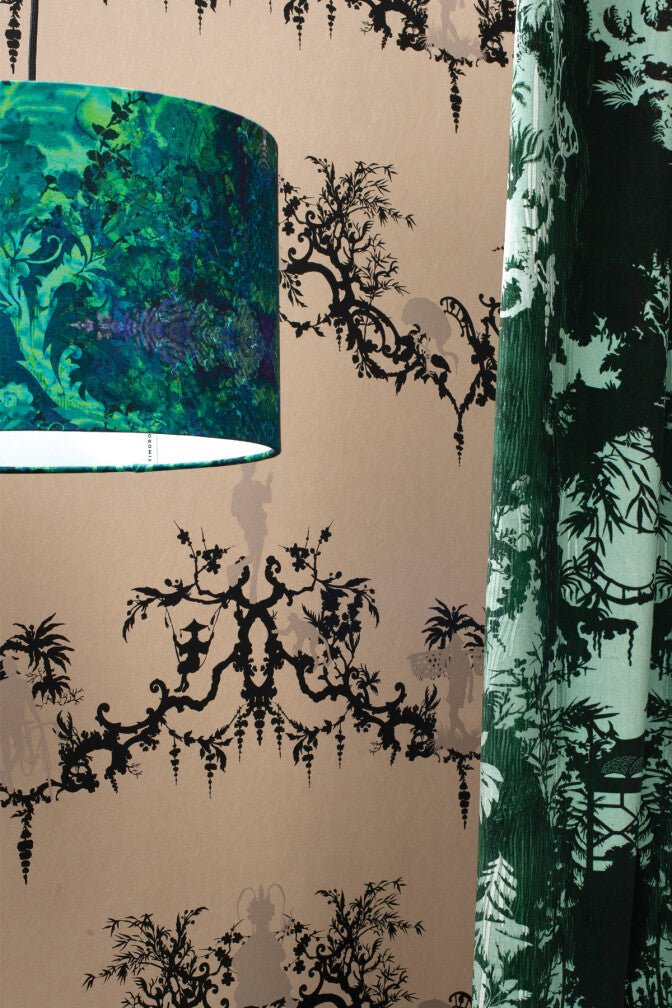 Shuiping De Pillement Superwide Wallpaper - Gold - Timorous Beasties - SWP/SHUP/02 - Premier Wallcovering