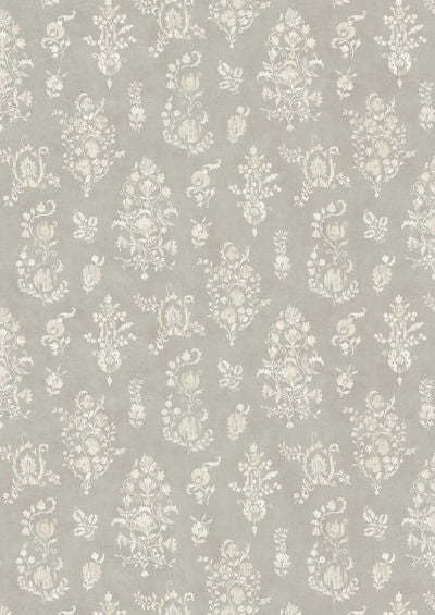 Sicilia Wallpaper - Pewter - Lewis & Wood - Premier Wallcovering
