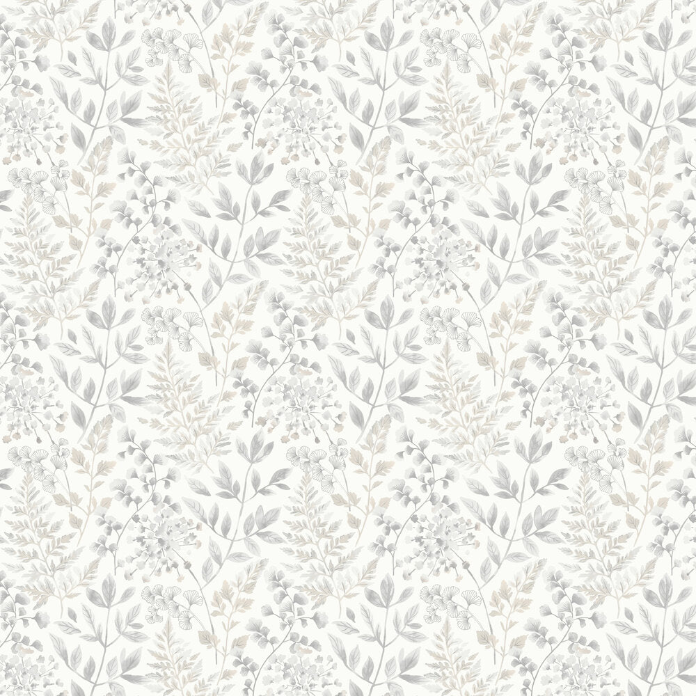 Sigrid Wallpaper - Light Grey - Boråstapeter - 38727 - Premier Wallcovering