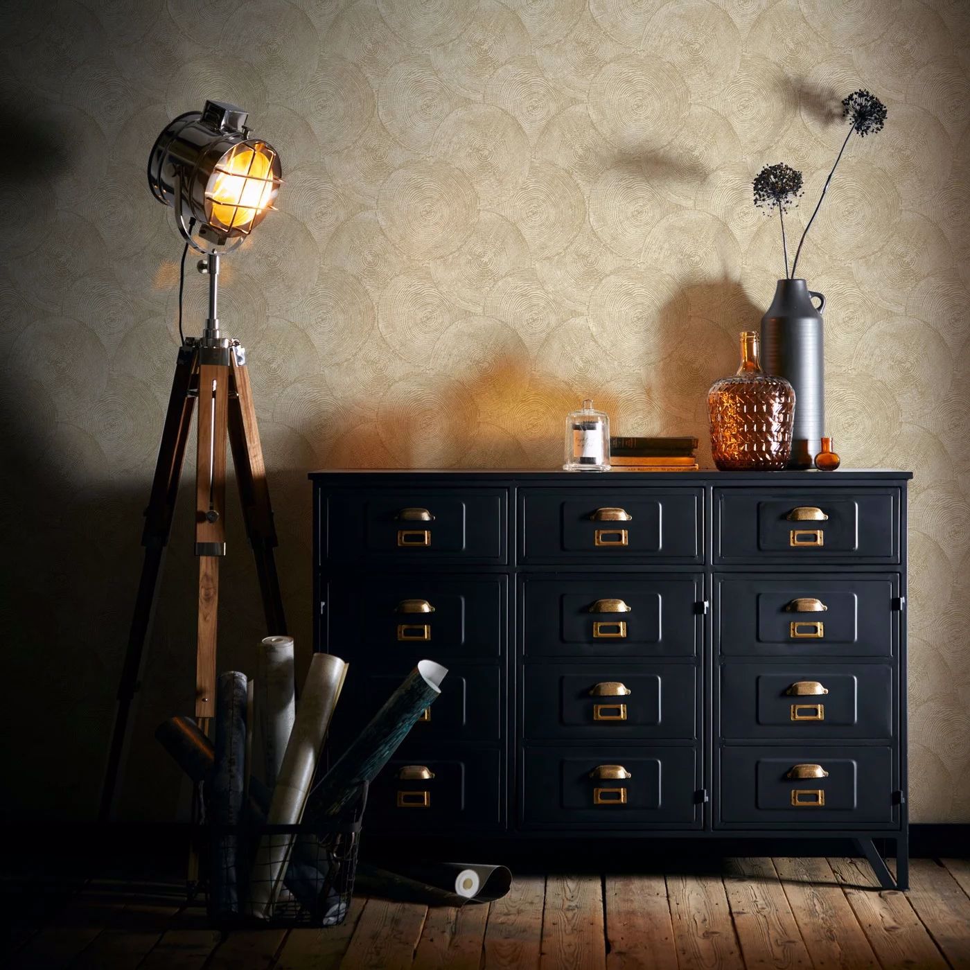 Silvan Wallpaper - Sahara - Clarke & Clarke - W0209/05 - Premier Wallcovering