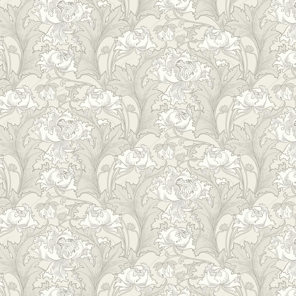 Siri Wallpaper - Grey - Boråstapeter - 4540 - Premier Wallcovering