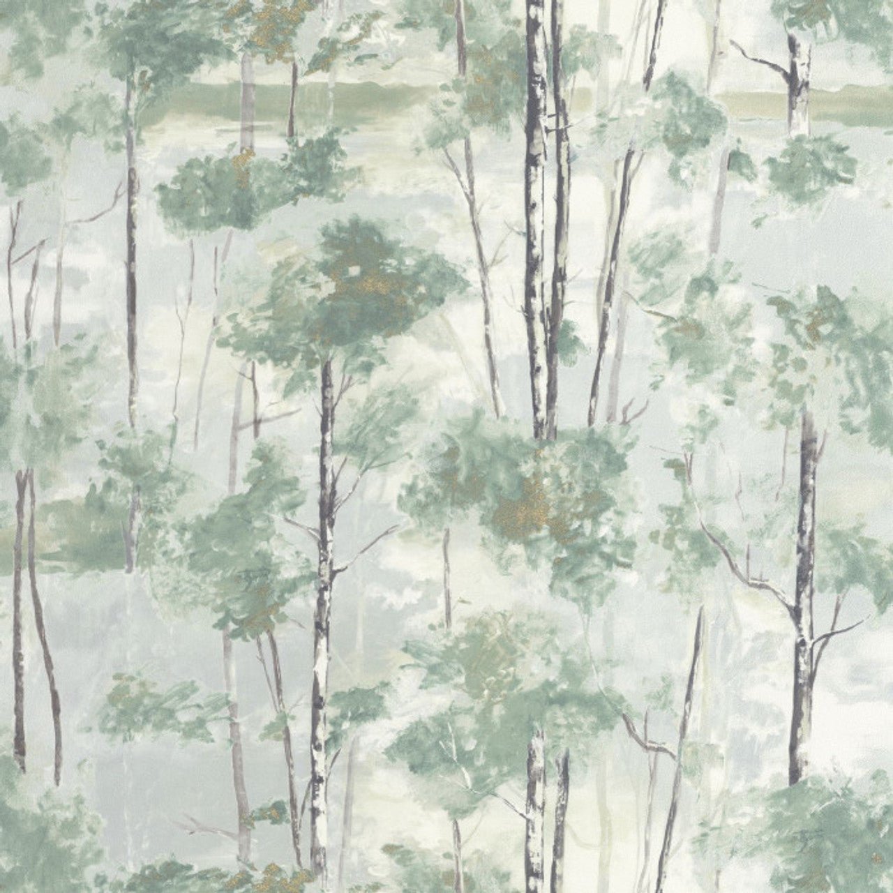 Skandinavia Riverside Wallpaper - Vert Eucalyptus - Casadeco - 89547720 - Premier Wallcovering