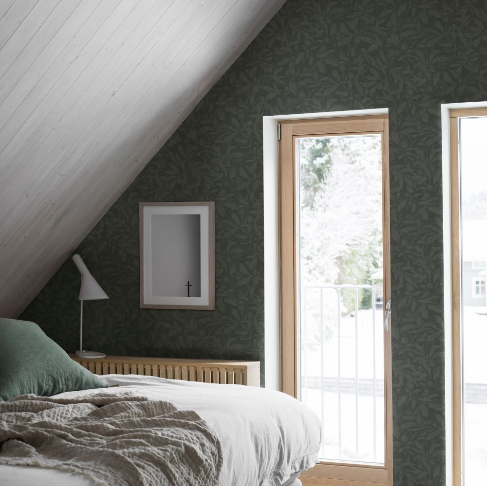 Skogsparken Wallpaper - Green - Boråstapeter - 4193 - Premier Wallcovering