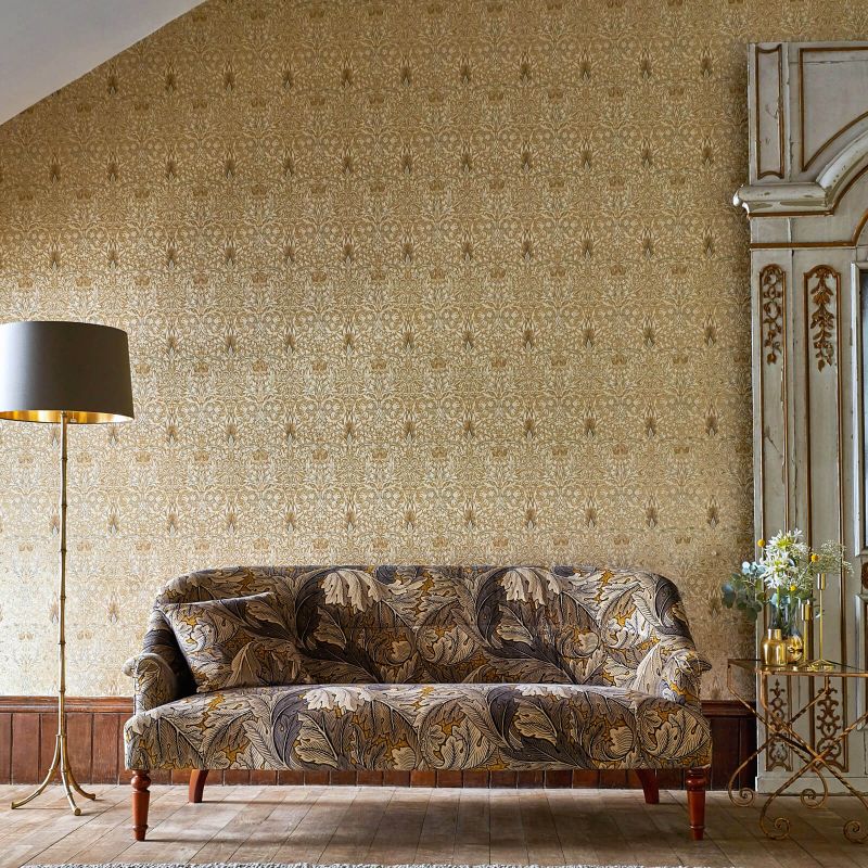 Snakeshead Wallpaper - Stone/Cream - Morris & Co - 216822