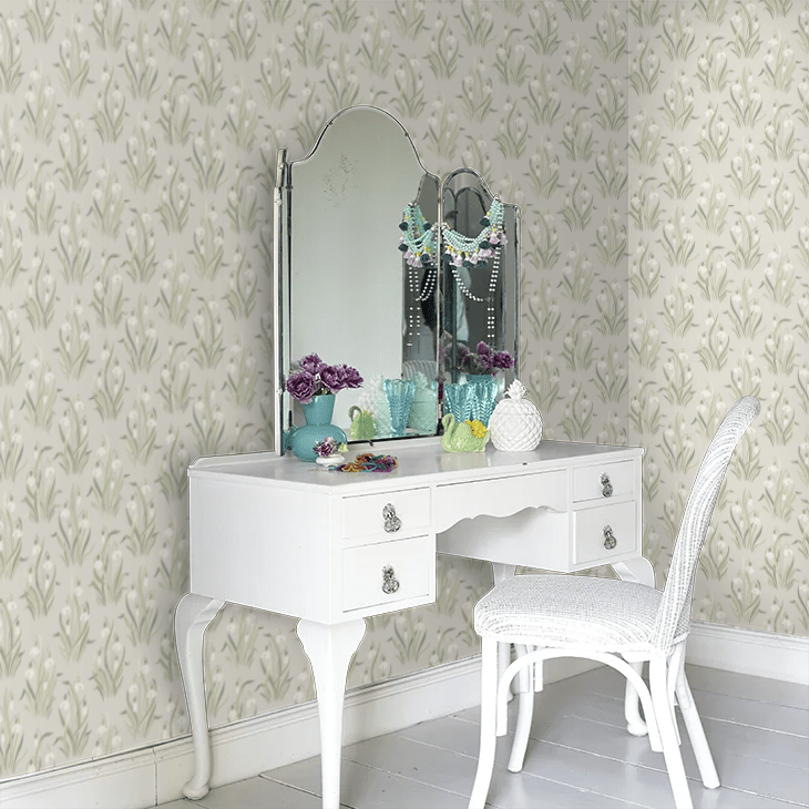 Snodroppe Wallpaper - Nude - Boråstapeter - 4835 - Premier Wallcovering