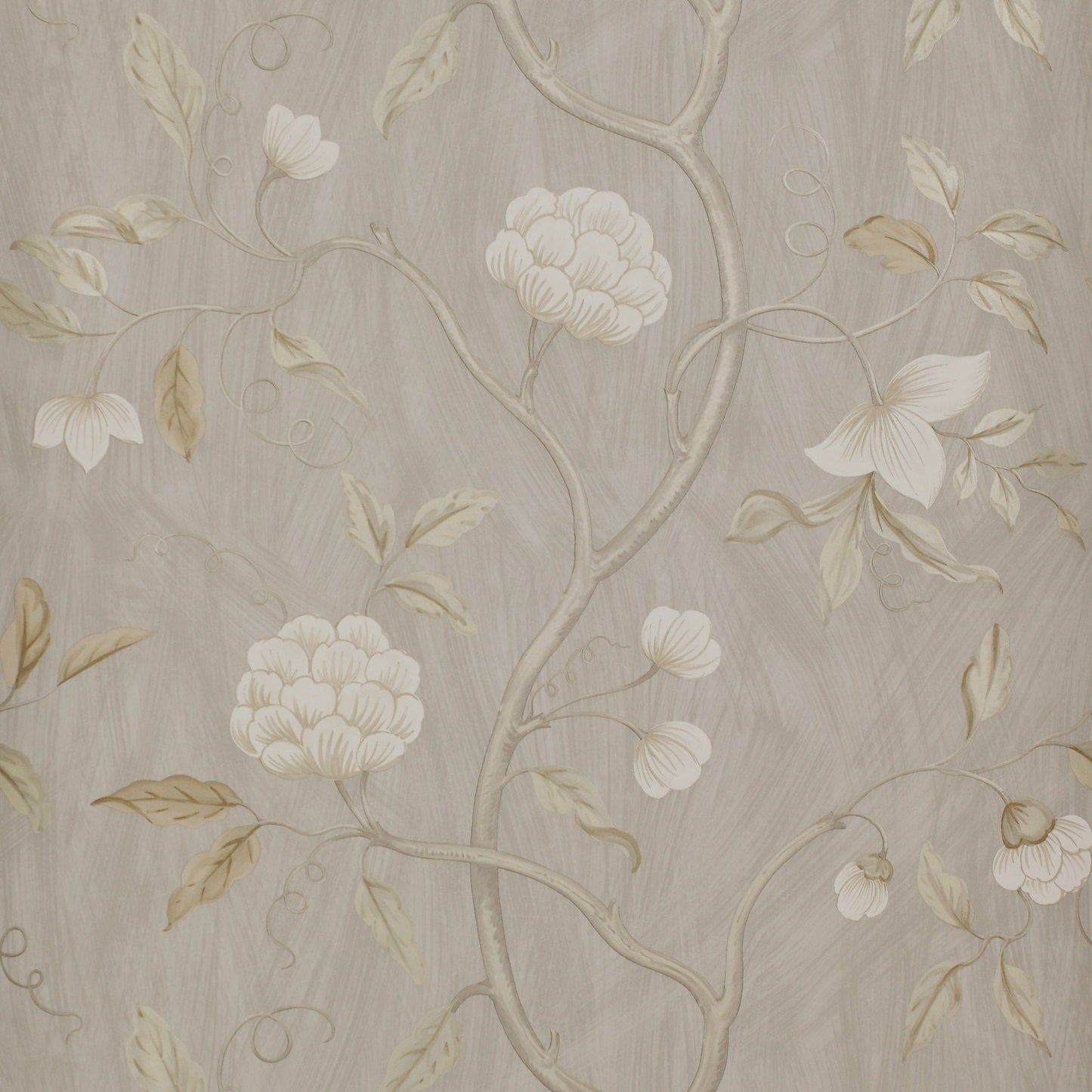 Snow Tree Wallpaper - Silver - Colefax & Fowler - 07949/10