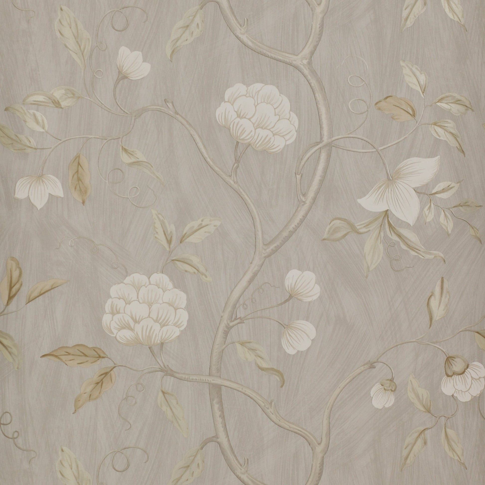 Snow Tree Wallpaper - Silver - Colefax & Fowler - 07949/10