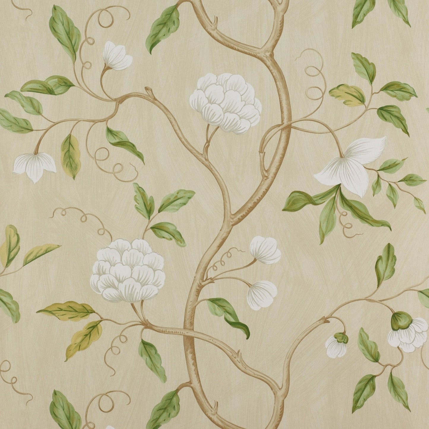 Snow Tree Wallpaper - Cream - Colefax & Fowler - 07949/01