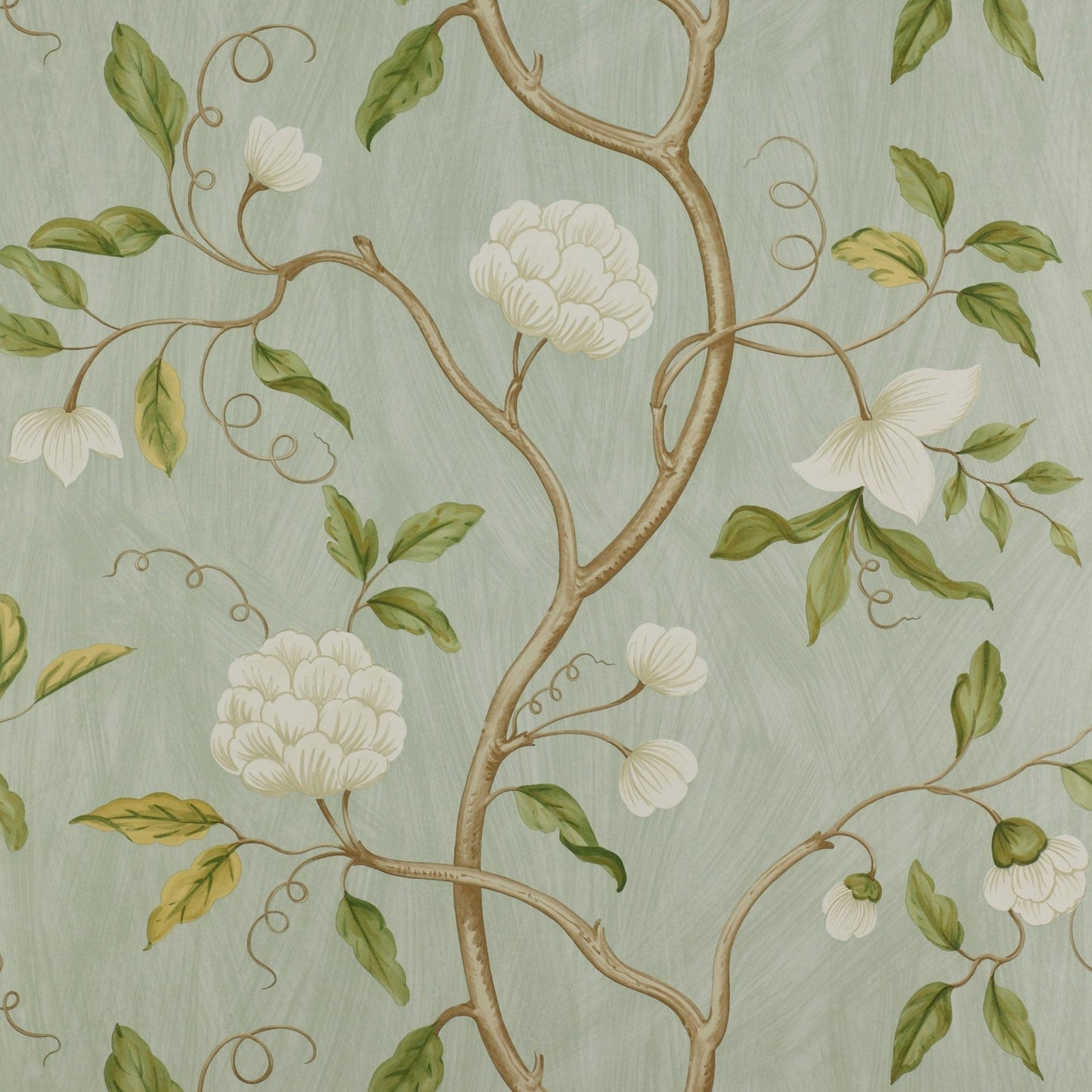 Snow Tree Wallpaper - Aqua - Colefax & Fowler - 07949/04