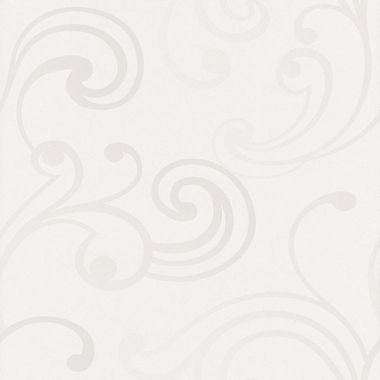 So White Contemporary Wallpaper - Blanc - Casadeco - 67810010 - Premier Wallcovering