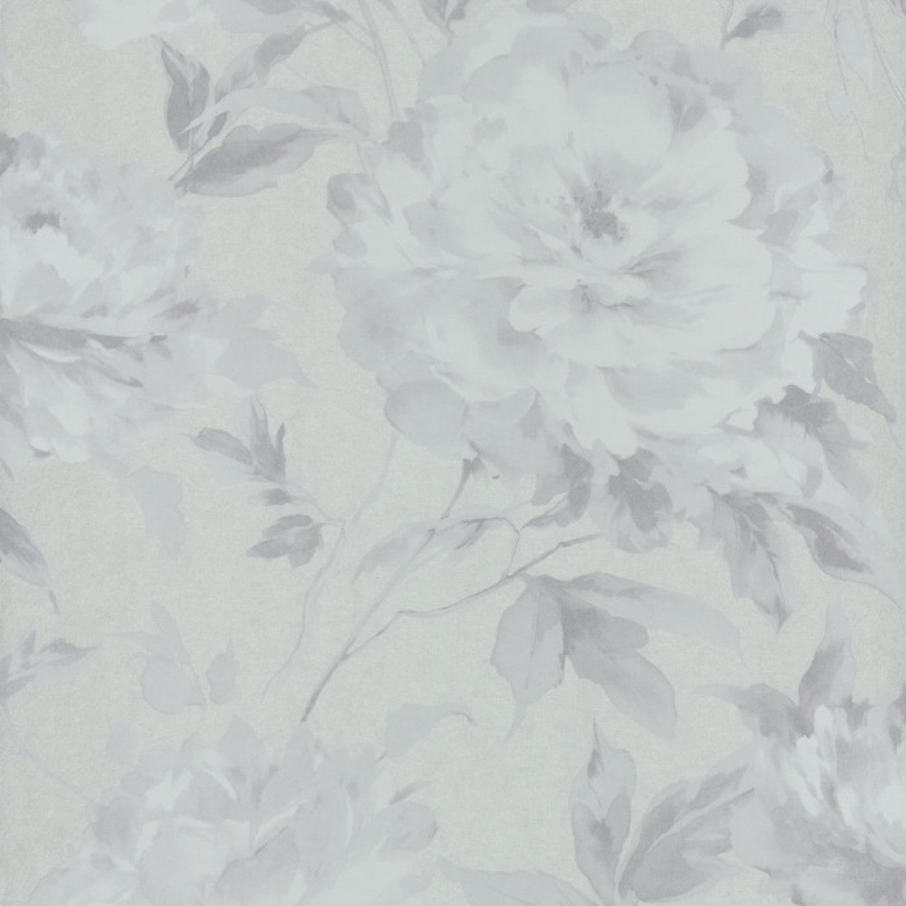 So White Floral Wallpaper - Blanc - Casadeco - 29060137 - Premier Wallcovering