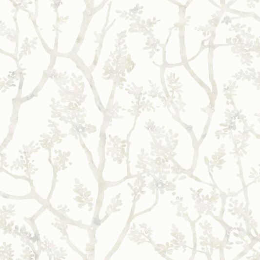 So White Nature Wallpaper - Lin - Casadeco - 27541226 - Premier Wallcovering