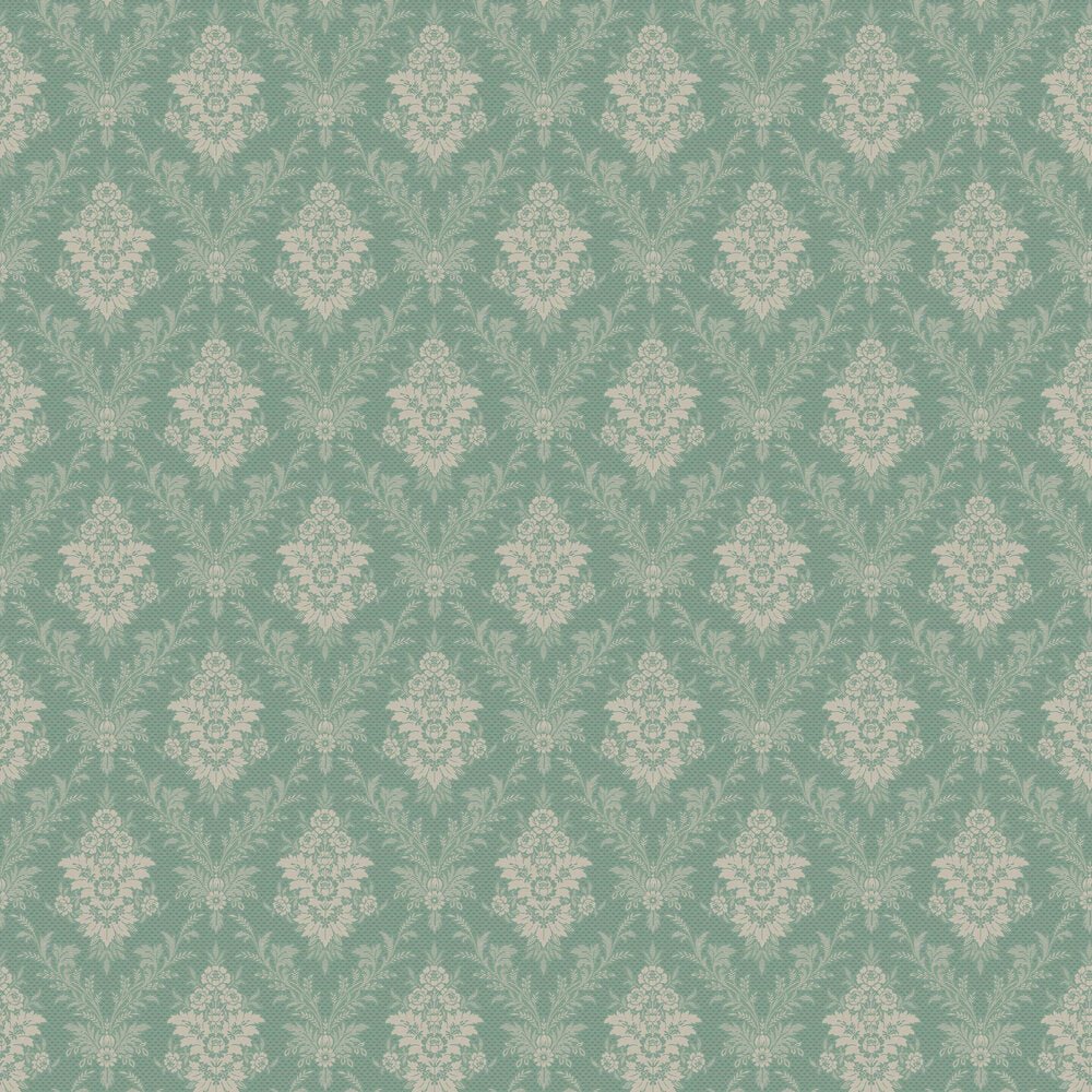 Sofia Wallpaper - Jade Green - Boråstapeter - 4532 - Premier Wallcovering