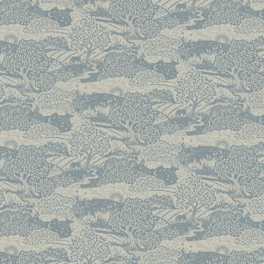 Solangen Wallpaper - Blue - Boråstapeter - 5828 - Premier Wallcovering