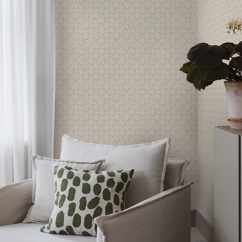 Sommarsloja Wallpaper - Grey Beige - Boråstapeter - 3270 - Premier Wallcovering